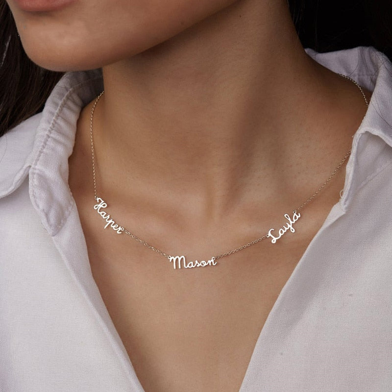 Children's Jewelry - Silver Cursive Initial Y Pendant Necklace (14,16, –  Loveivy.com